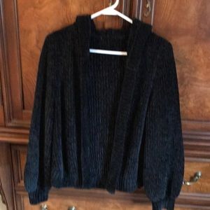 Cozy velour sweater